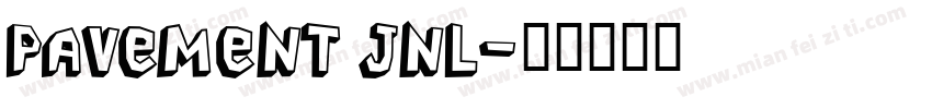 Pavement JNL字体转换